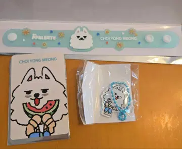 CHOI YONG MEONG 키링 러버 밴드 오사카 혜택 용몽