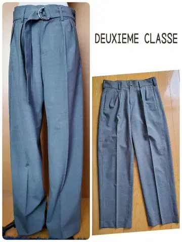 DEUXIEME CLASSE 두지엠 클라세 팬츠 34 슬랙스 그레이