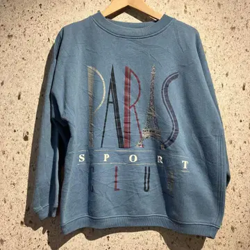90s PARIS SPORT CLUB 크루넥 맨투맨 에펠탑
