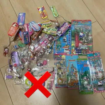 지역 한정 키티 스트랩 키링 24개 산리오 헬로키티