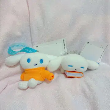 산리오 시나모롤 봉제 인형 마스코트 2개 세트