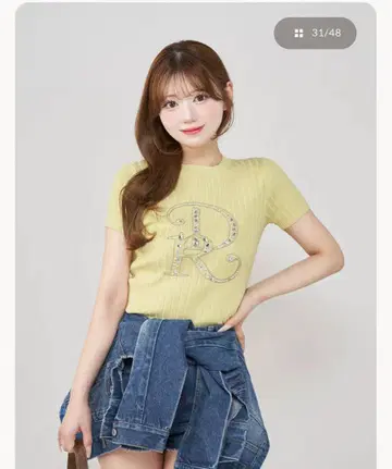 Darich DR 비쥬 리브 니트탑 MNT