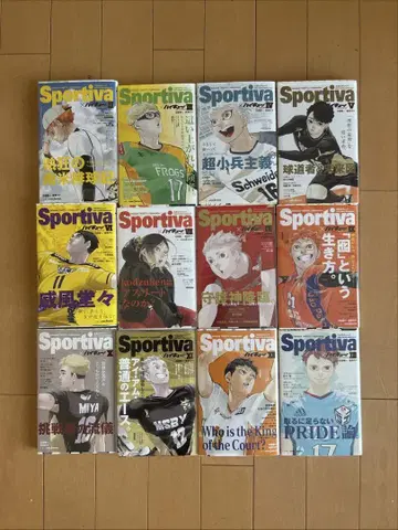 하이큐!! 소설판 Sportiva 콜라보 표지 2~13권 세트