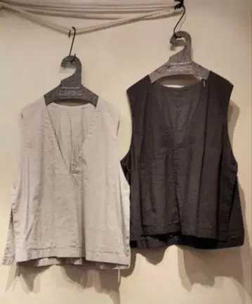 nest Robe 네스트로브 사이드 오픈 V넥 베스트