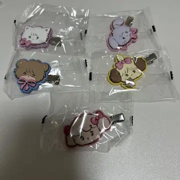 mikko 가챠가챠 헤어 클립 5세트
