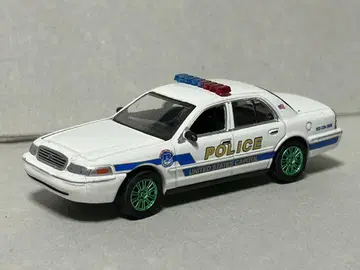 그린라이트 1/64 포드 크라운 빅토리아 경찰차 미니카