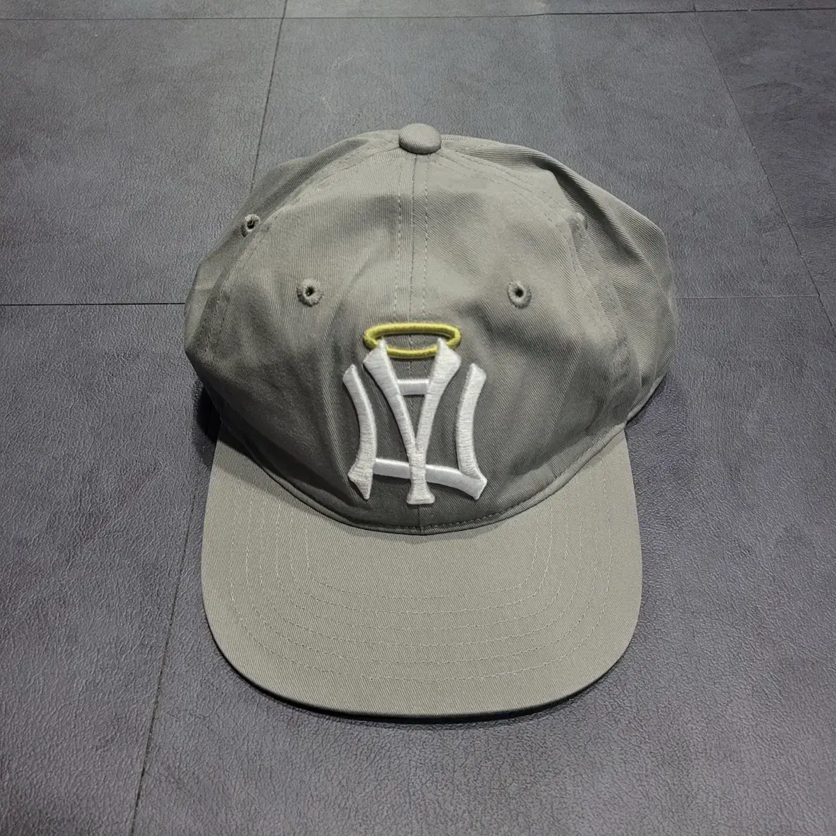 aeae AE SYMBOL ANGEL WING CAP gray Ae Symbol Angel Wing Cap