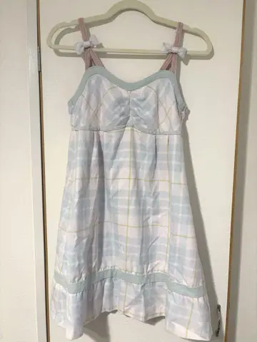 MILK 쿠튀르 체크 dress