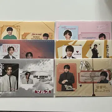 나니와단시 드라마 컬렉션 카드 6장 묶음 판매