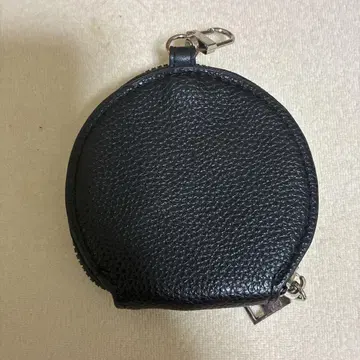 블랙 가죽 코인 케이스
