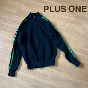 PLUS ONE 울 노카라 자켓 라인 M