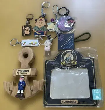 쇼와 레트로 지역 기념품 팬시 키링 외 총 9점