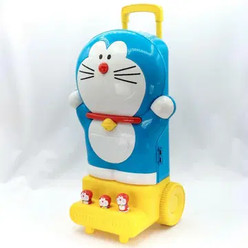 당시 물품 도라에몽 트렁크 케이스 플라스틱 미니 도라