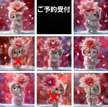 소수 한정 패널 3 고양이 패널 원단 핸드메이드