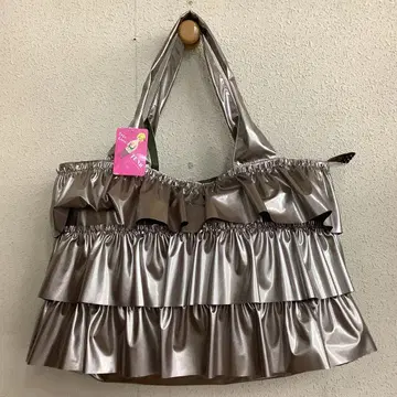 카모이 요코 TUNIC 프릴 경량 토트백 빅 골드
