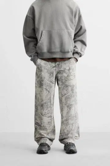 zara 자라 워시 가공 카펜터 팬츠 EU40JP31 완판템