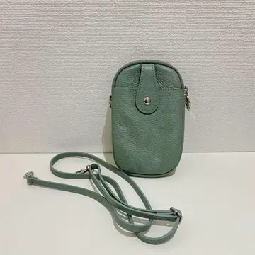 스마트폰 숄더 그린 이탈리아제 가죽 여성화보