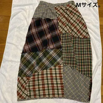 TSUMORI CHISATO 패치워크 스커트 M 사이즈
