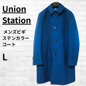 UnionStation 남성용 비기 스텐카라 코트 네이비 L 라이너