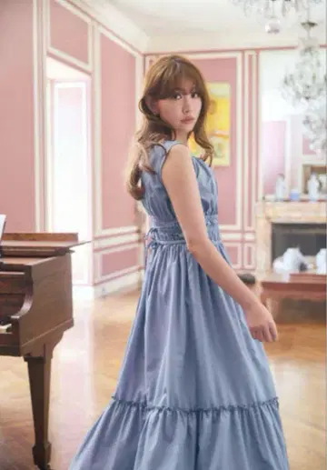 정품 새상품 herlipto Riviera Double Bow Dress