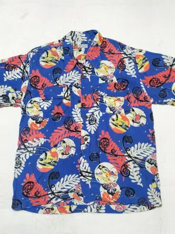 90s 로얄 하와이안 viscose 알로하 셔츠 빈티지 복각