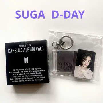 BTS FESTA CAPSULE ALBUM D-DAY 슈가 SUGA