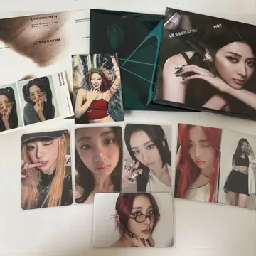 LE SSERAFIM 윤진 CD 트레이딩 카드 묶음 판매
