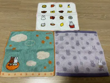 miffy 미피 zakka 페스타 핸드 타월 3매 세트