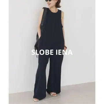 SLOBE IENA 코튼 크레이터 올인원 네이비 36 사이즈