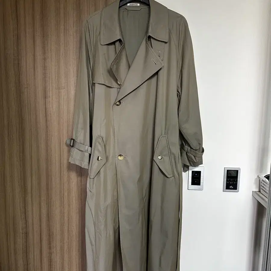 AURALEE | 오라리 Auralee Wool Silk Herringbone Coverall Size
