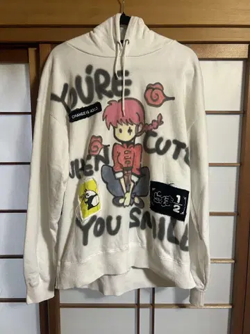 [ GUERNIKA x 란마1/2 ] 란마1/2 PAINT HOODIE