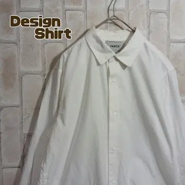 야에카 셔츠 긴팔 화이트 컴포트 셔츠