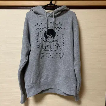오카무라 야스유키 후드티 L 사이즈