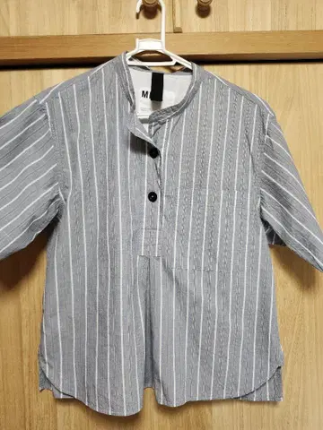 MHL END ON END STRIPE COTTON SHIRT