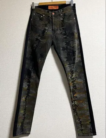 HERON PRESTON 헤론 프레스톤 타이다이 올 패턴 데님
