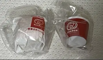 돔돔버거 마스코트 2 가챠 달콤 매콤 치킨버거 버터콘