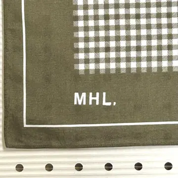 MHL, 대형 깅엄 액자 손수건 마가렛호웰