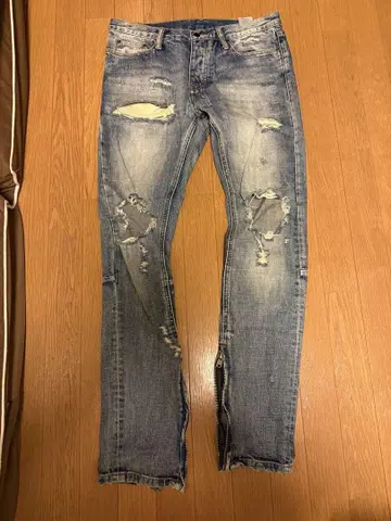 mnml 데미지 데님 청바지 32
