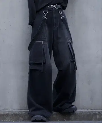 LILL 데님 카고 팬츠 S