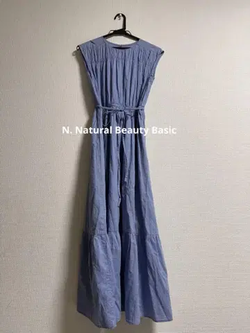 N. Natural Beauty Basic 슬리브리스 롱 원피스