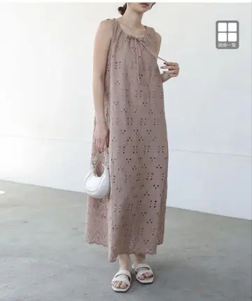 Bab 코튼 자수 원피스 s 사이즈