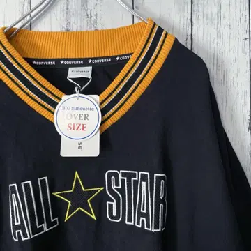 [ 칠덴 니트 ] converse ALL STAR 자수품 오버 사이즈