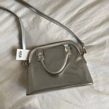 AZUL BY MOUSSY 더블 지퍼 클리어 백