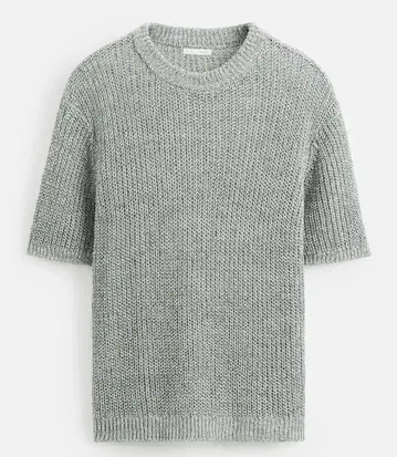 Zara OPEN KNIT T-shirt