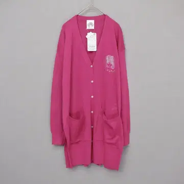 *스칼라 152740: 오로라 박 로고 프린트 접촉 냉감 가디건