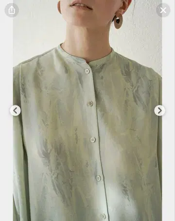 clane TINT EBRU SHIRT 프린트 롱 셔츠