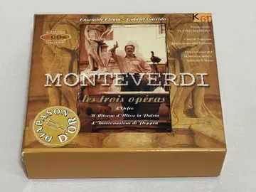 8CD 몬테베르디: 가극 세 작품 오르페오, 울리의 귀환, 포페아의 대관