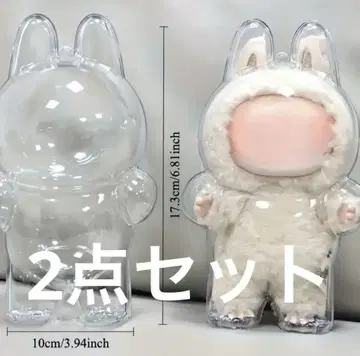 라부부 LABUBU 클리어 케이스 보호 케이스 2세트 24시간 이내 발송