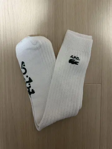 Lacoste x apc unisex 콜라보 삭스