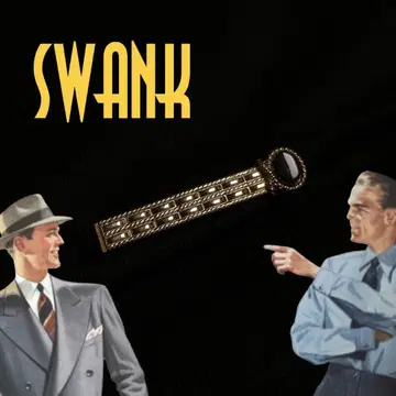 빈티지 넥타이 핀 스완크 swank 수트 클래식 골드